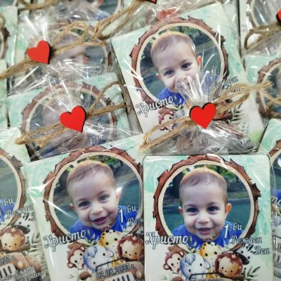 Магнит със снимка за рожден ден подаръче за гости