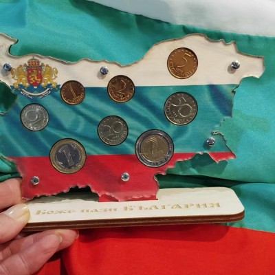 Поставка за български монети карта на България