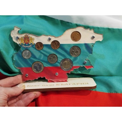 Поставка за български монети карта на България