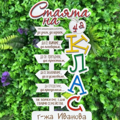 Табела стаята на класа