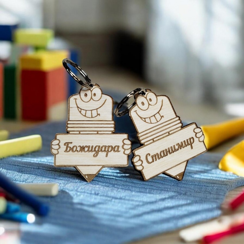 Тагче за раница моливче с табелка